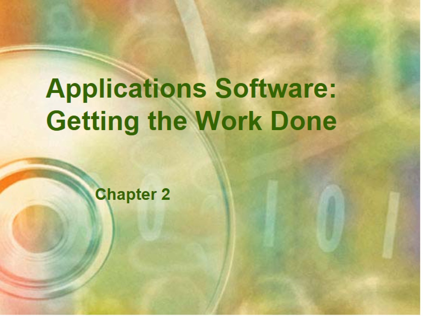 Software for Applications