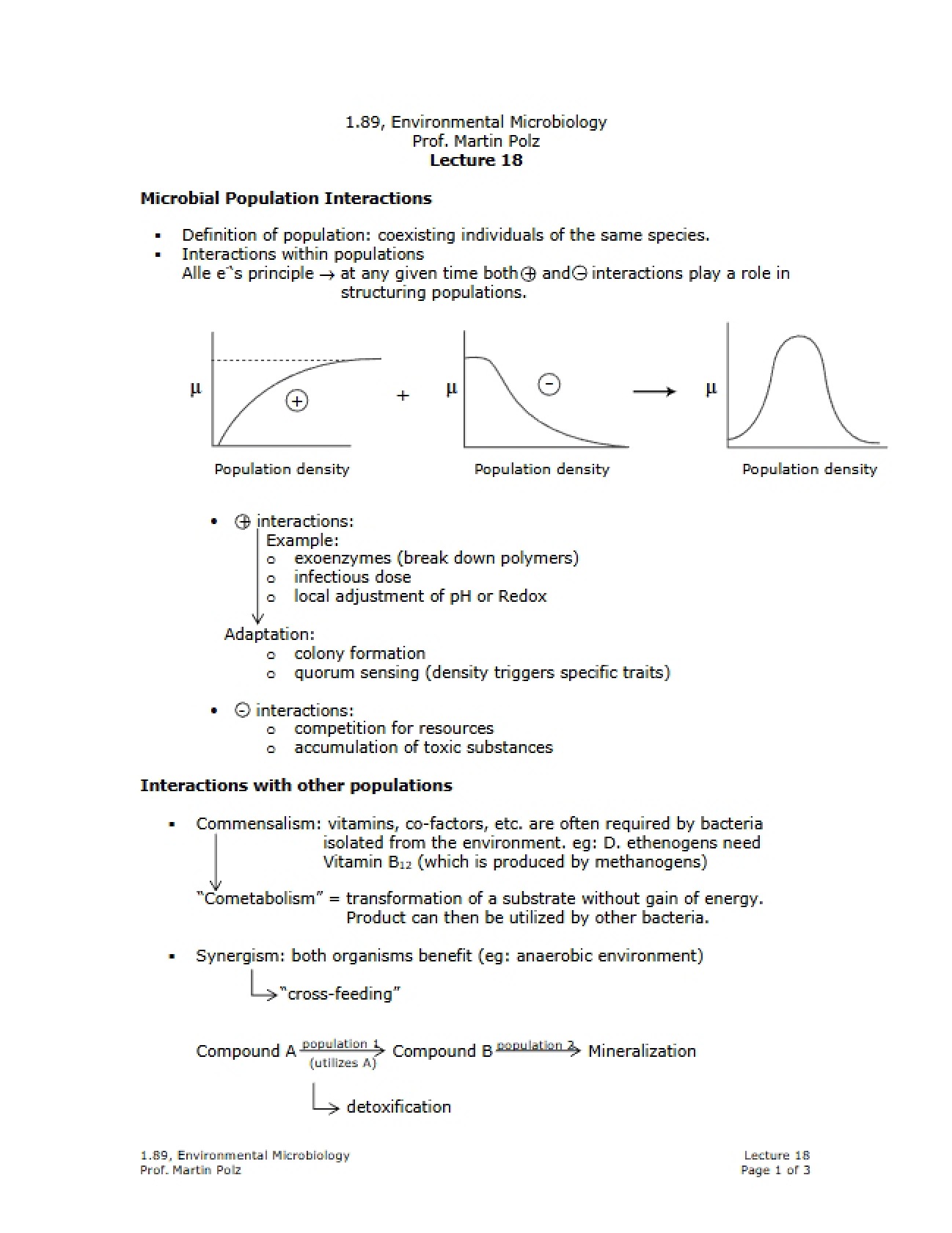 Environmental Microbiology Notes