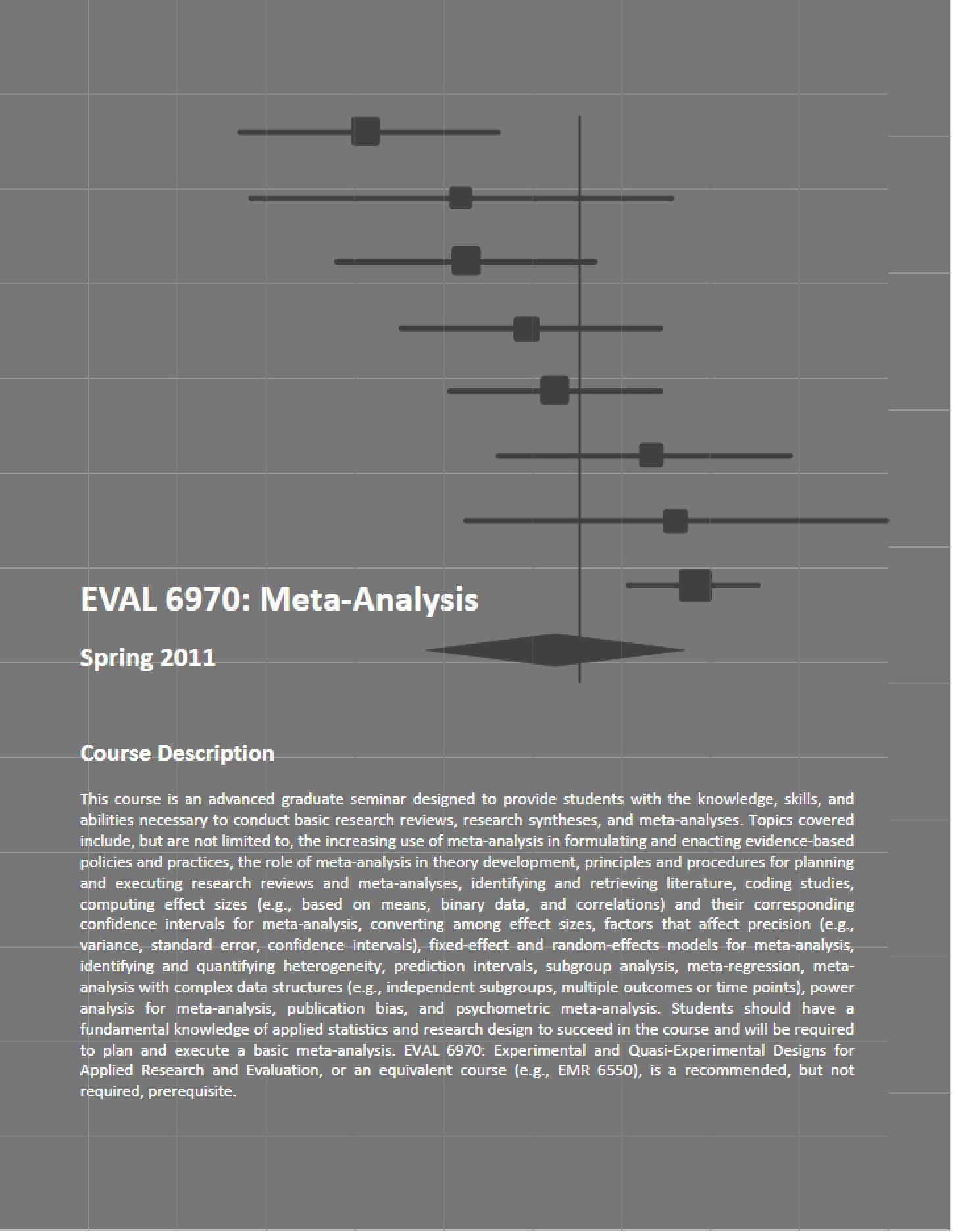 Syllabus for Meta-Analysis (1)