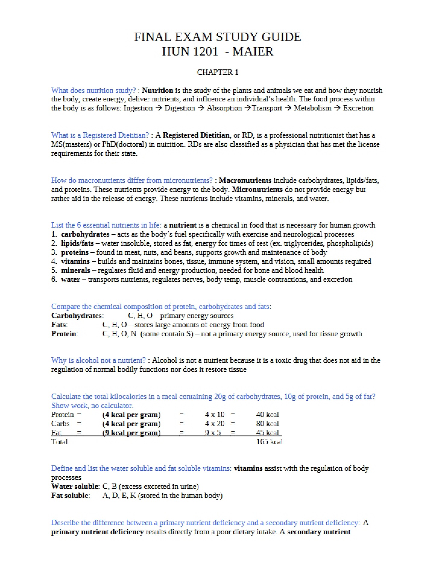 Comprehensive Final Evaluation
