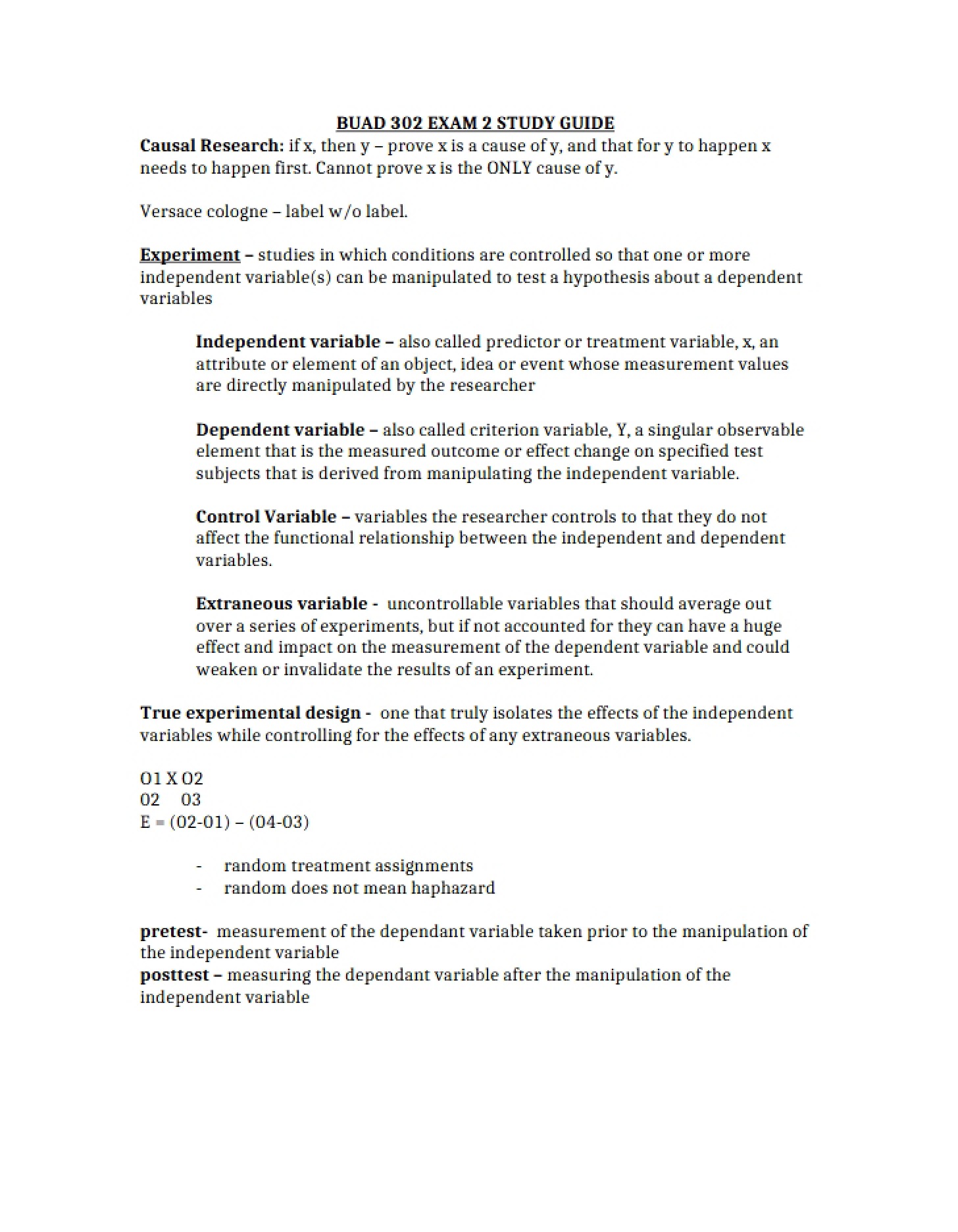 Second Examination
