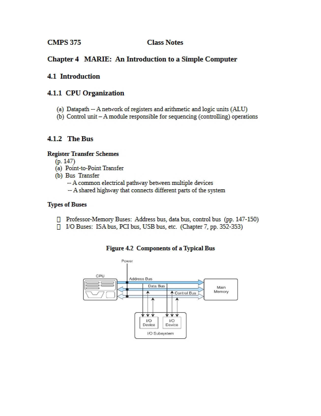 Introduction to a Simple Computer