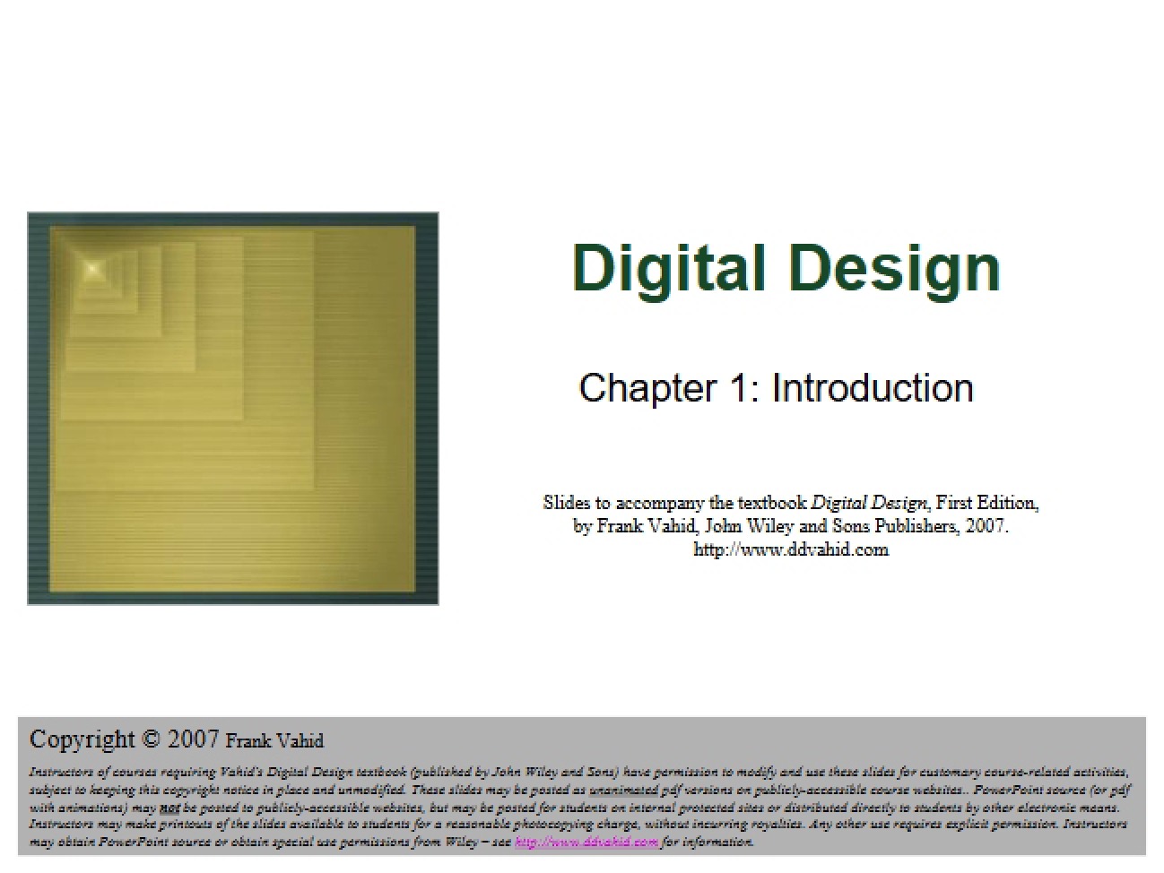 Digital Logic Design Fundamentals