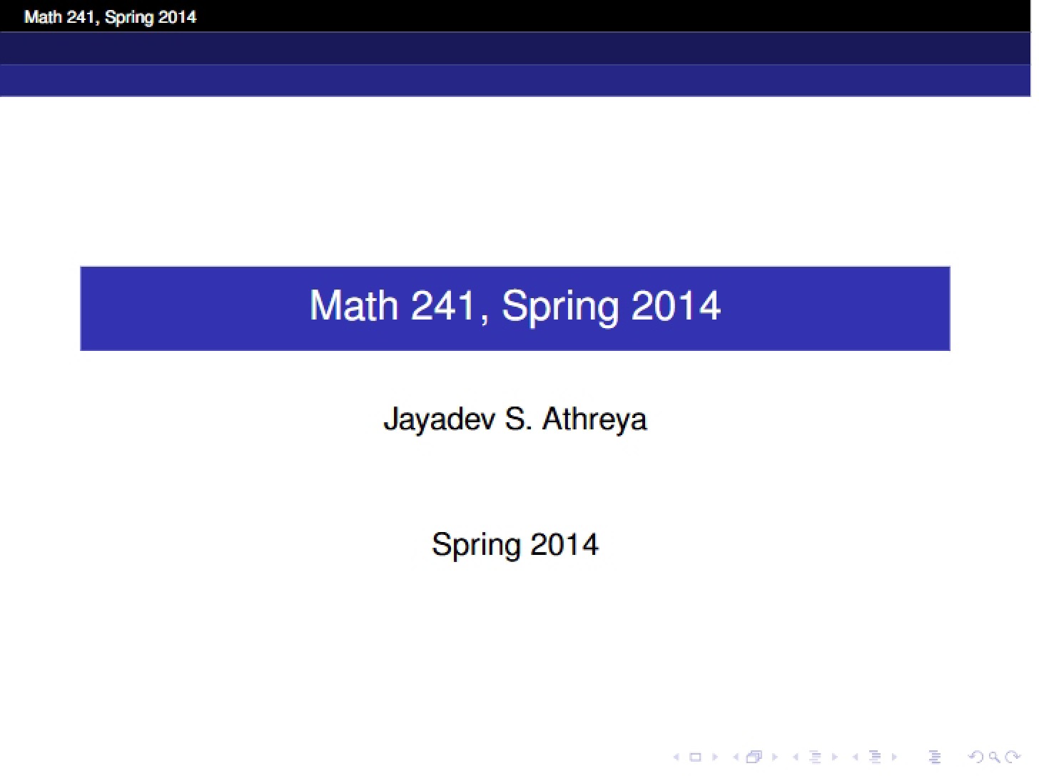 Lecture Feb 17, 2014
