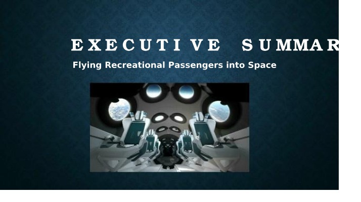 Executive Summary Document