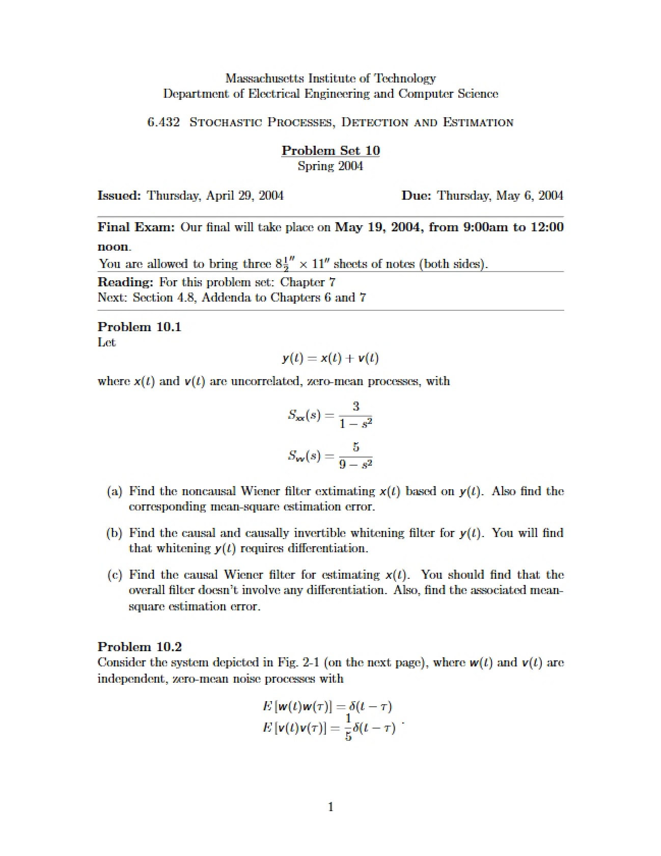 Processes of Stochastic Nature