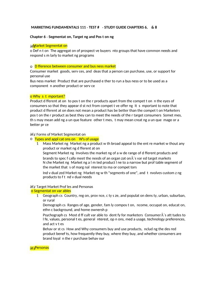 Study of Segmentation, Targeting, and Positioning