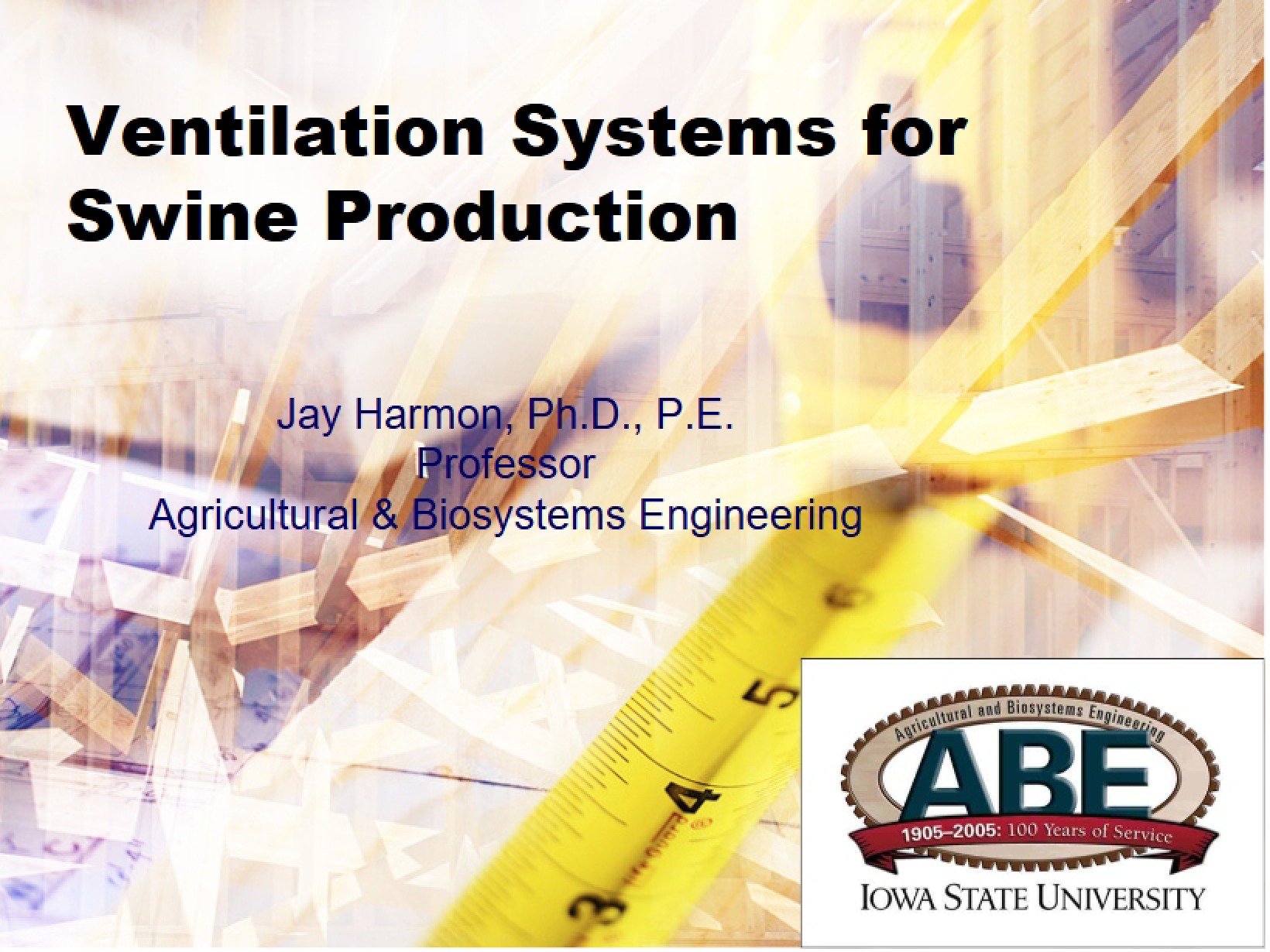 Swine Ventilation Systems