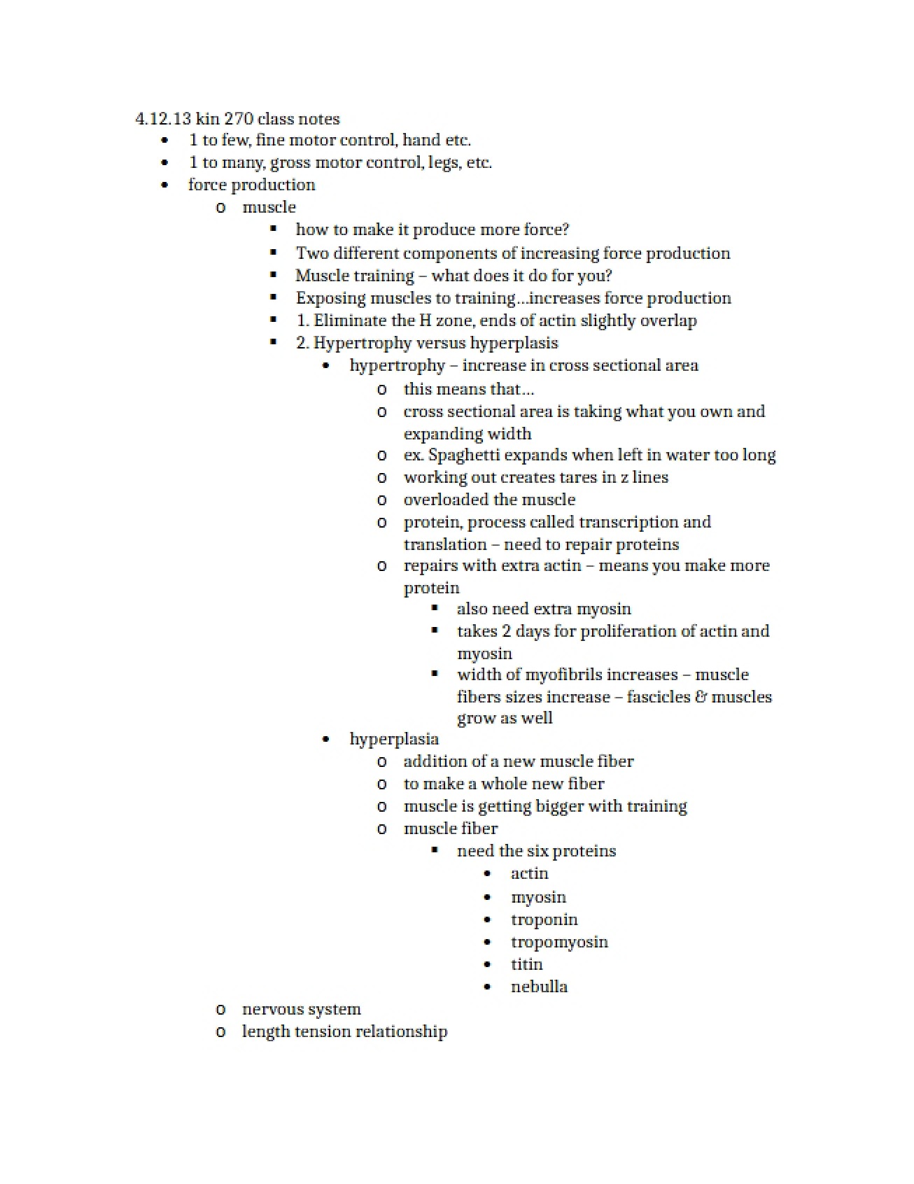 Class Notes from April 12, 2013