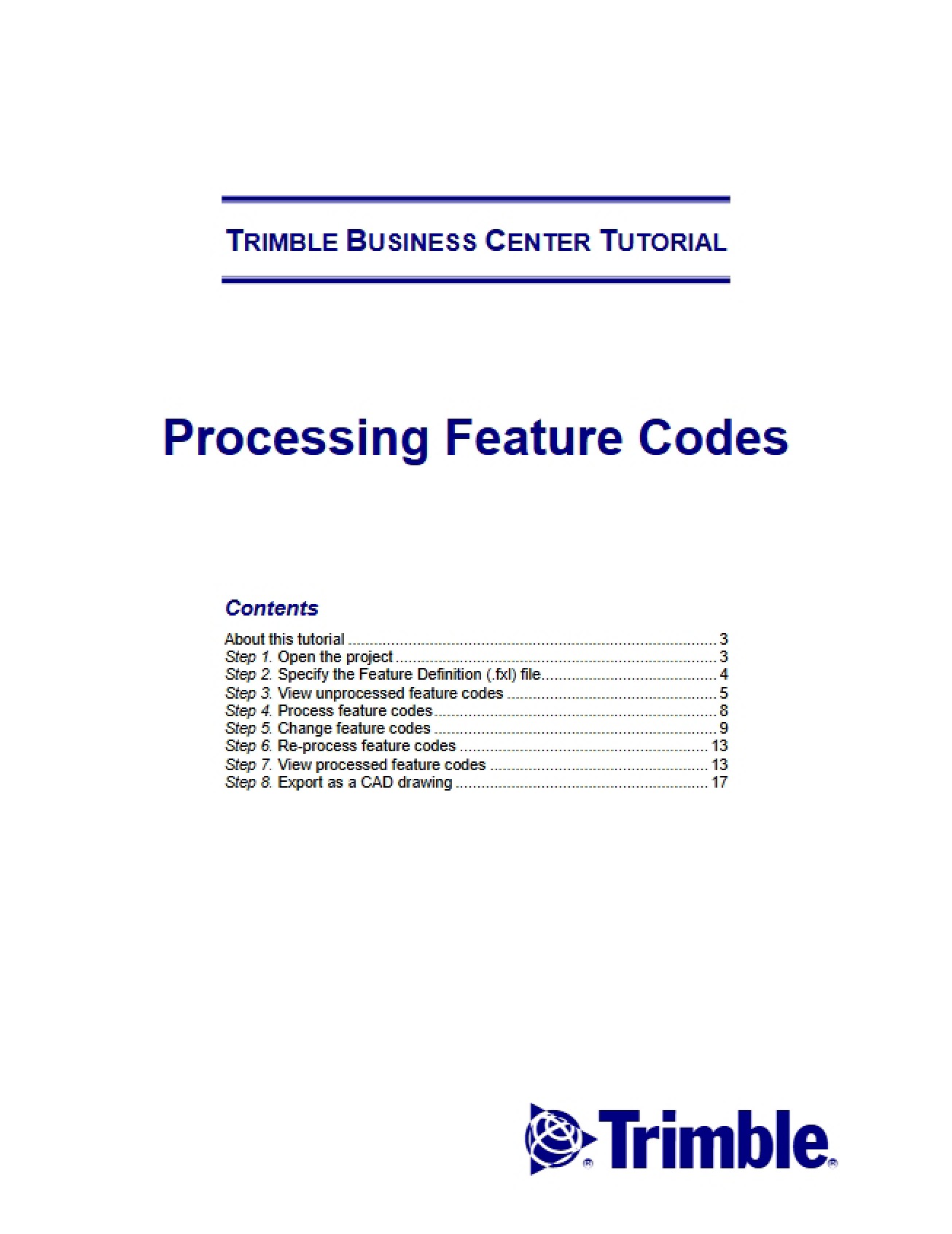 Feature Code Processing