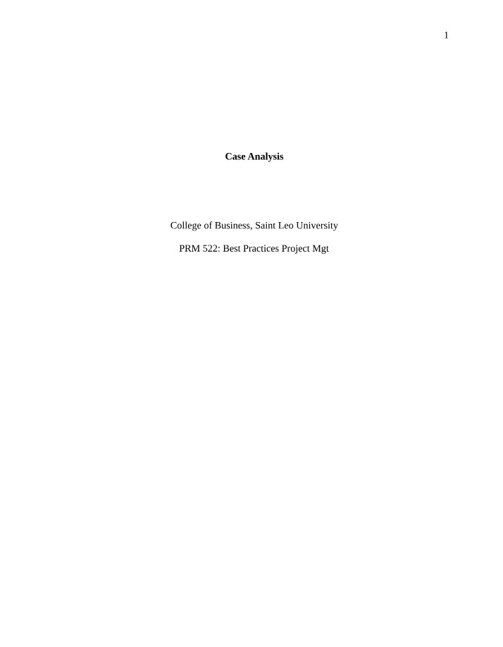 Cost Variance Analysis in Project Management