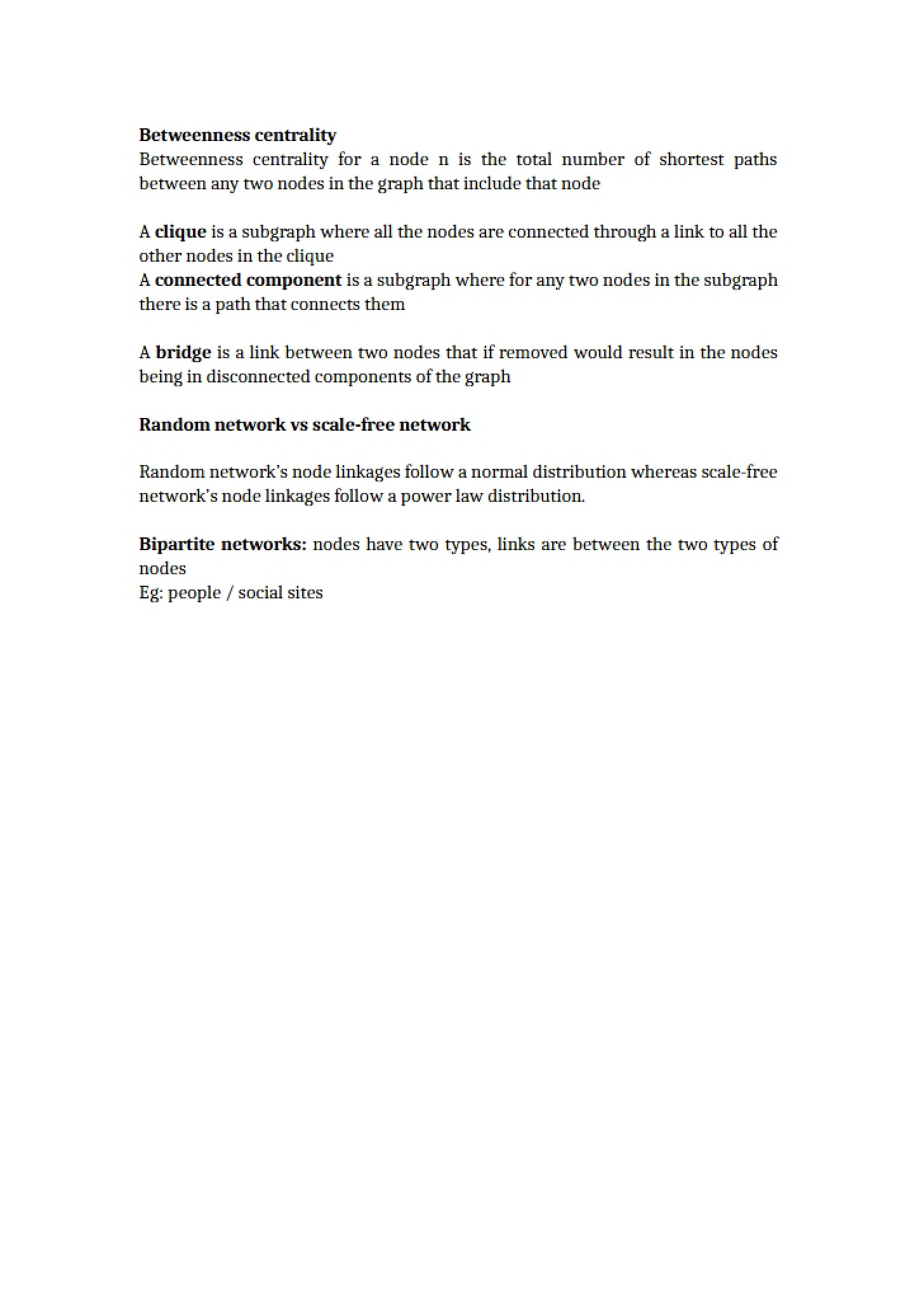 Fifth Quiz Study Notes