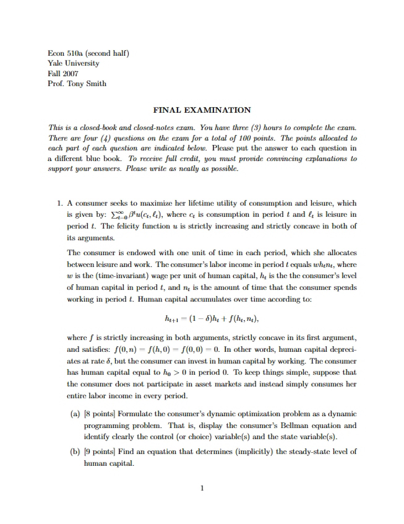 Exam Final