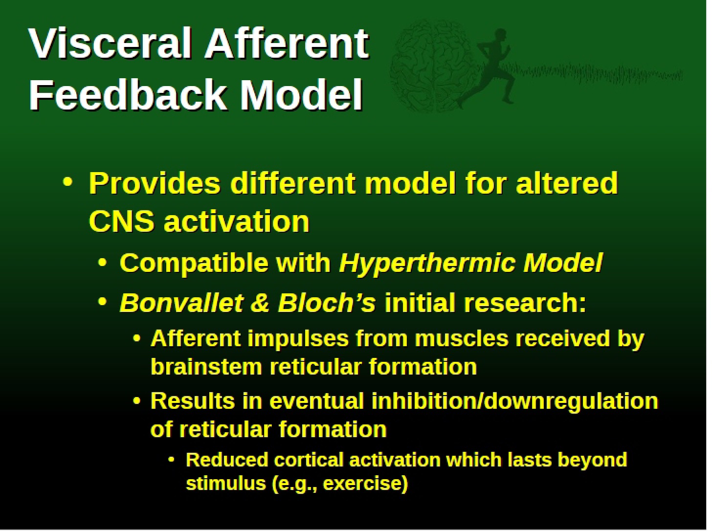 Visceral Afferent Feedback Model