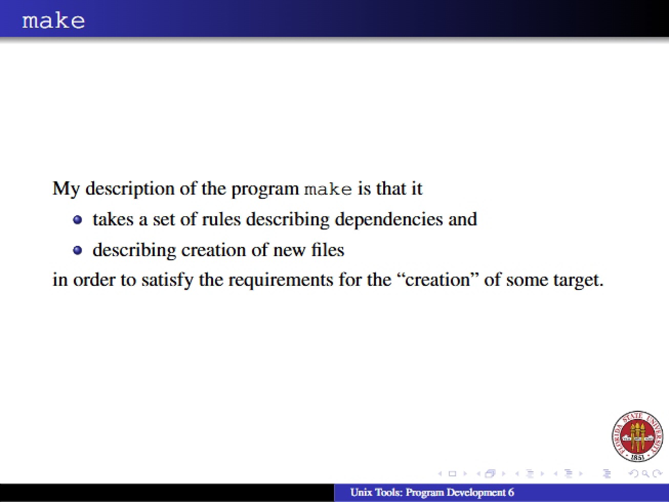 Developing Programs in the Unix Tools Environment