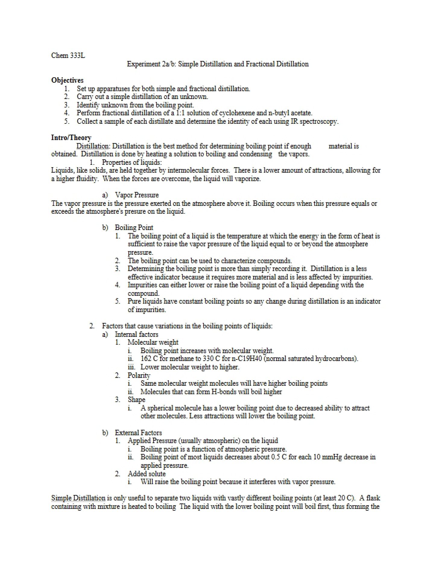 Pre-Lab 2 (Chem 333)