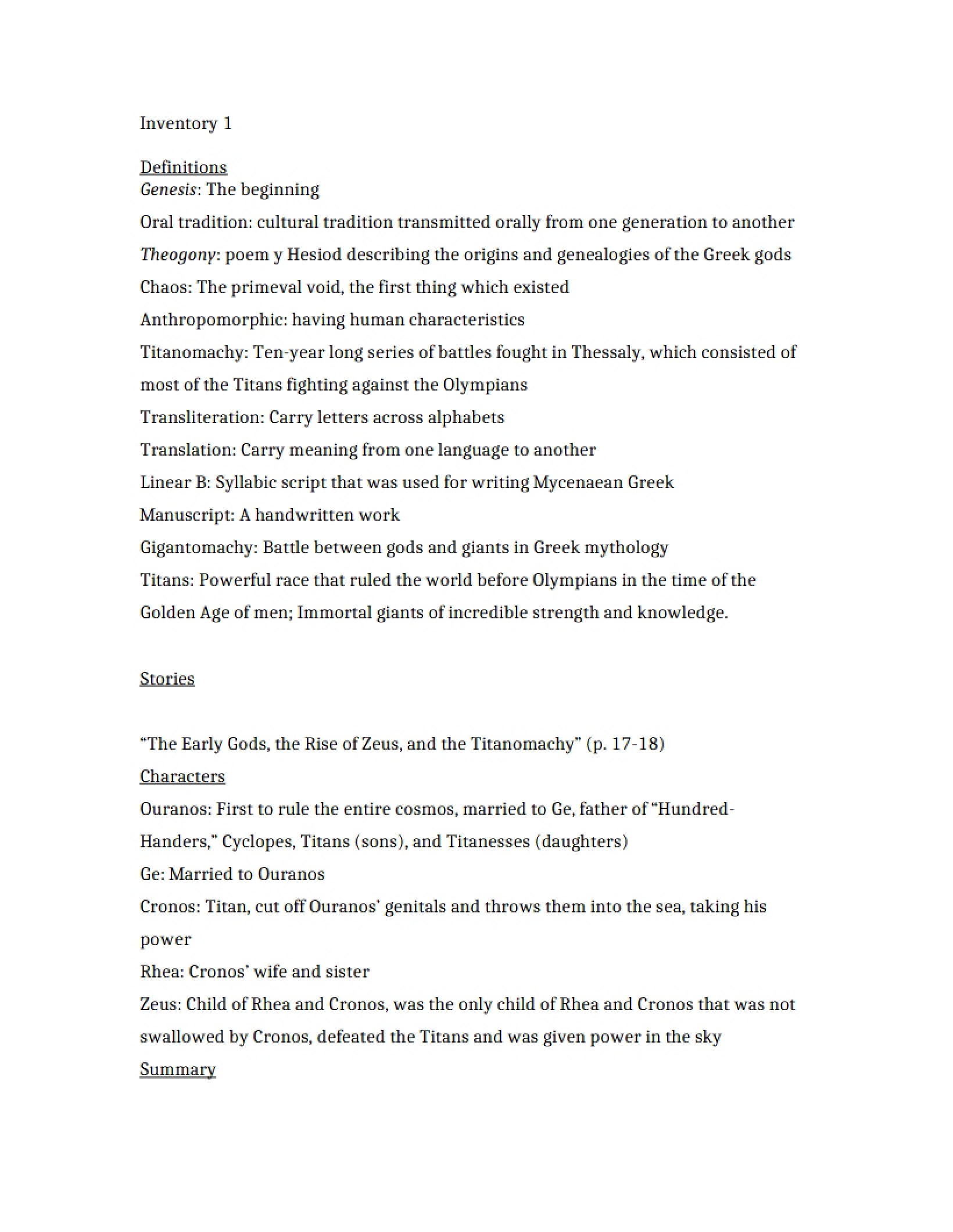 Beginning Genesis