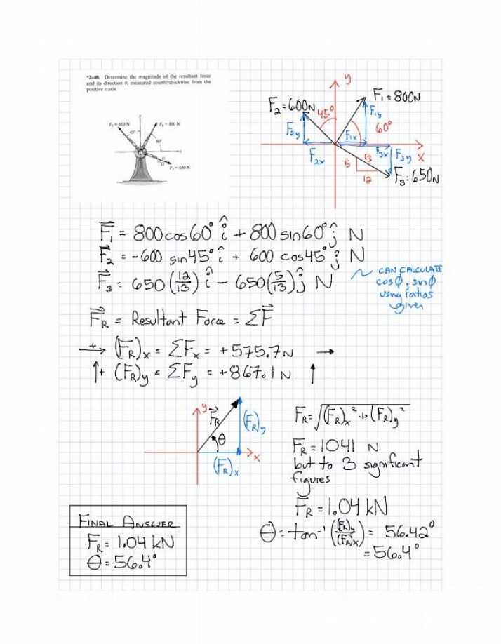 Chapter 2 Solutions for Week 1 Class Problems