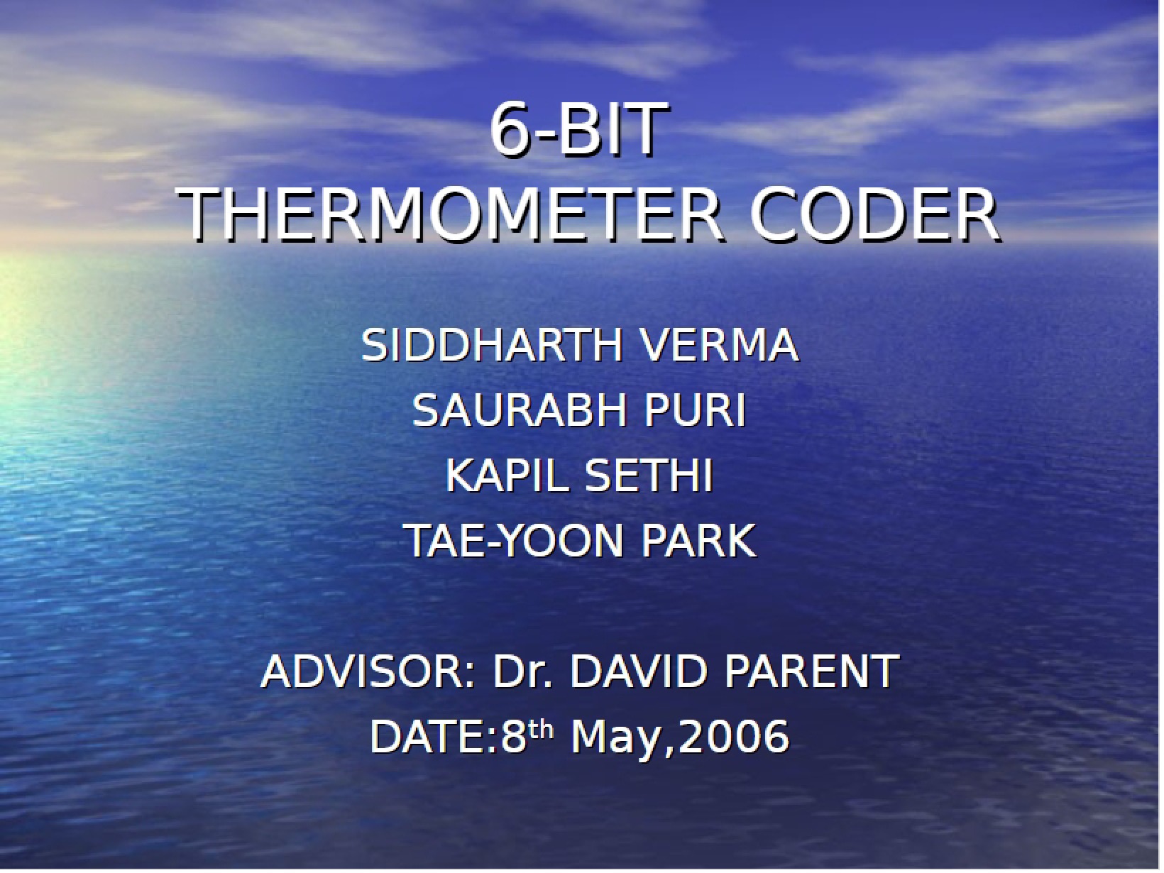 Thermometer Coder (6-Bit)