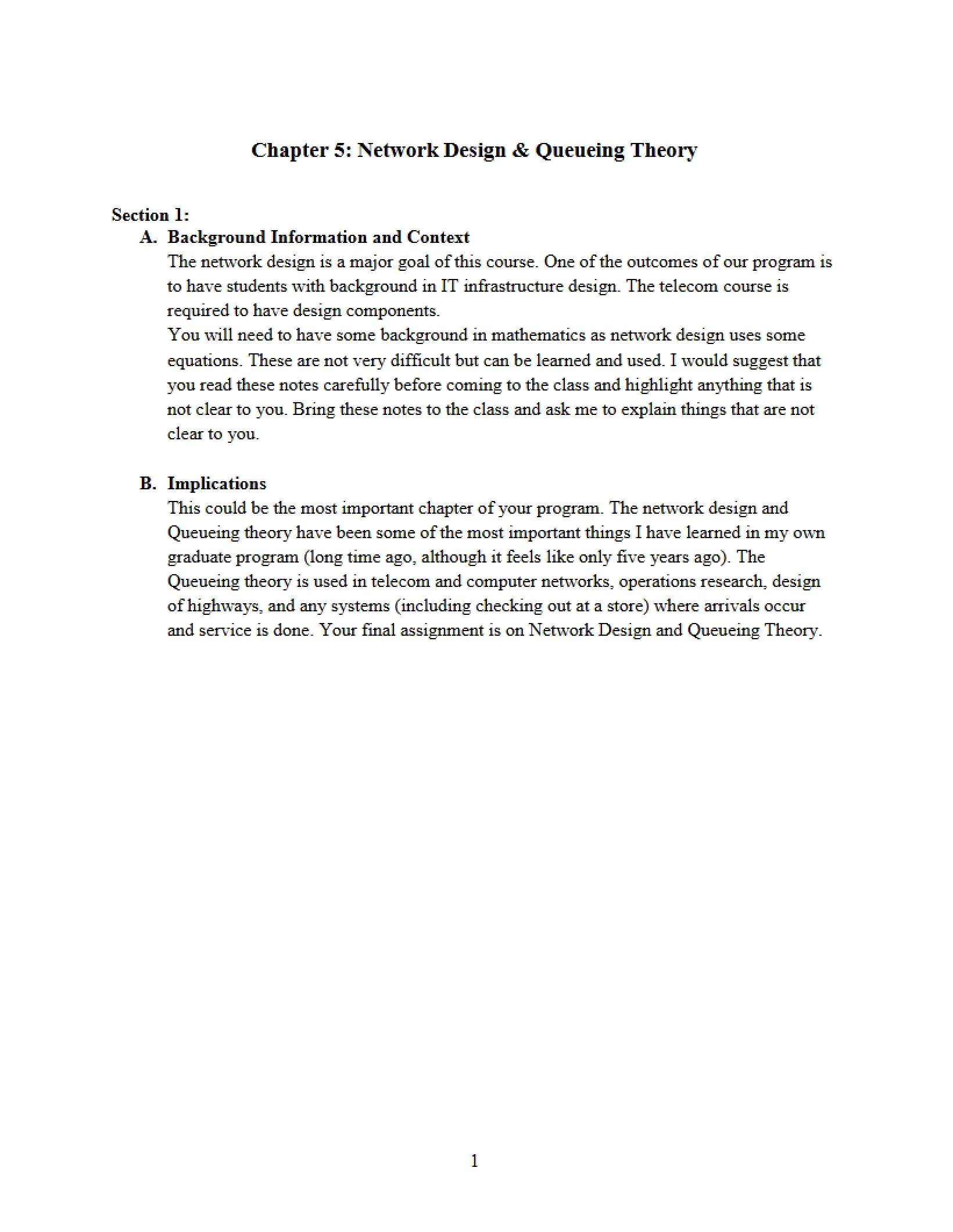 Notes Chapter 5 (Fall 2014)