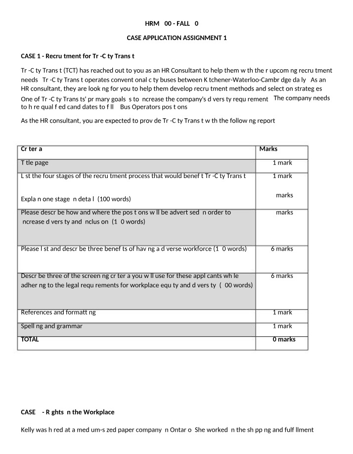 Case Application Assignment 1 - Fall 2023