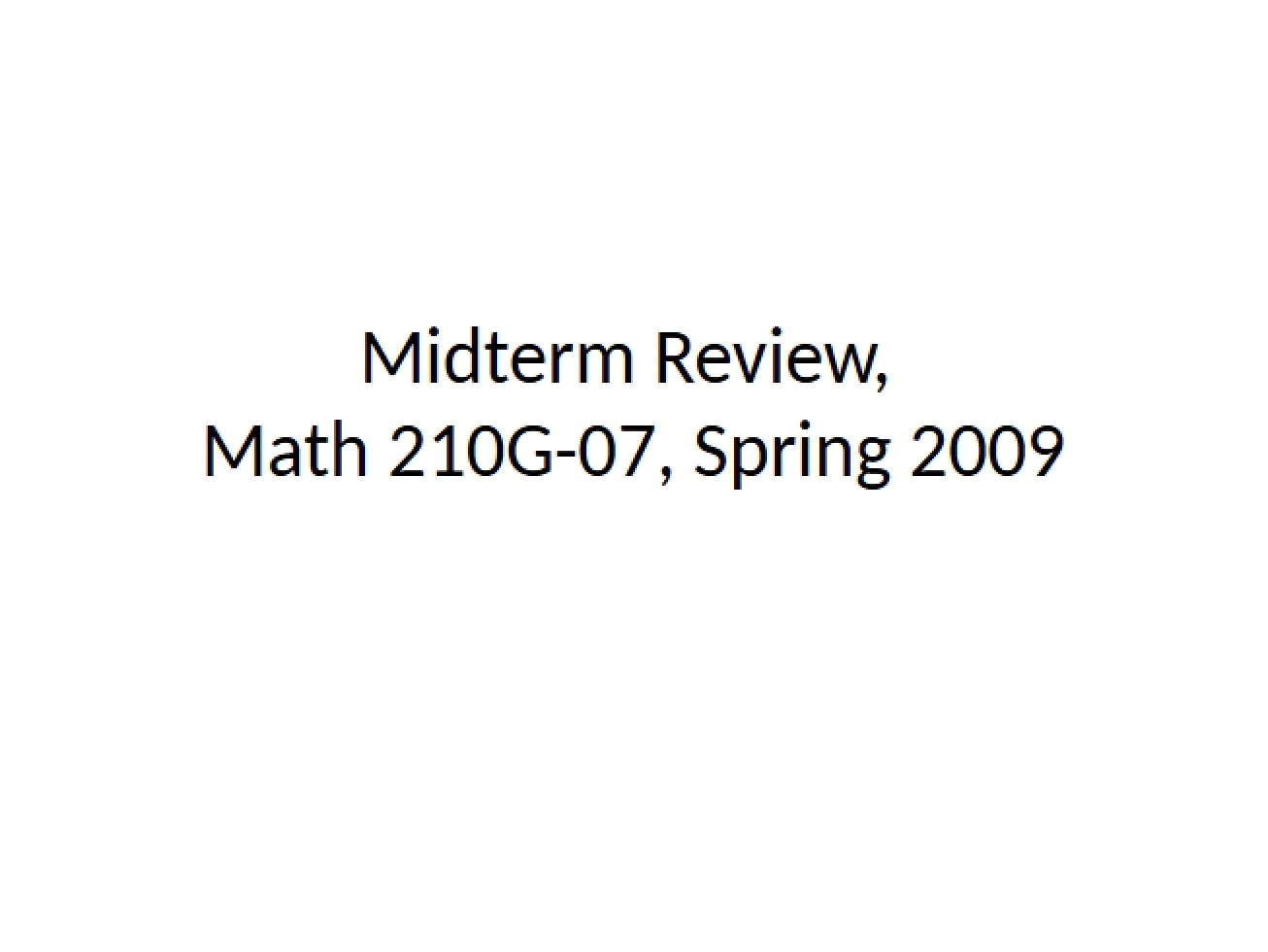 Comprehensive Midterm Review for Mathematics Appreciation