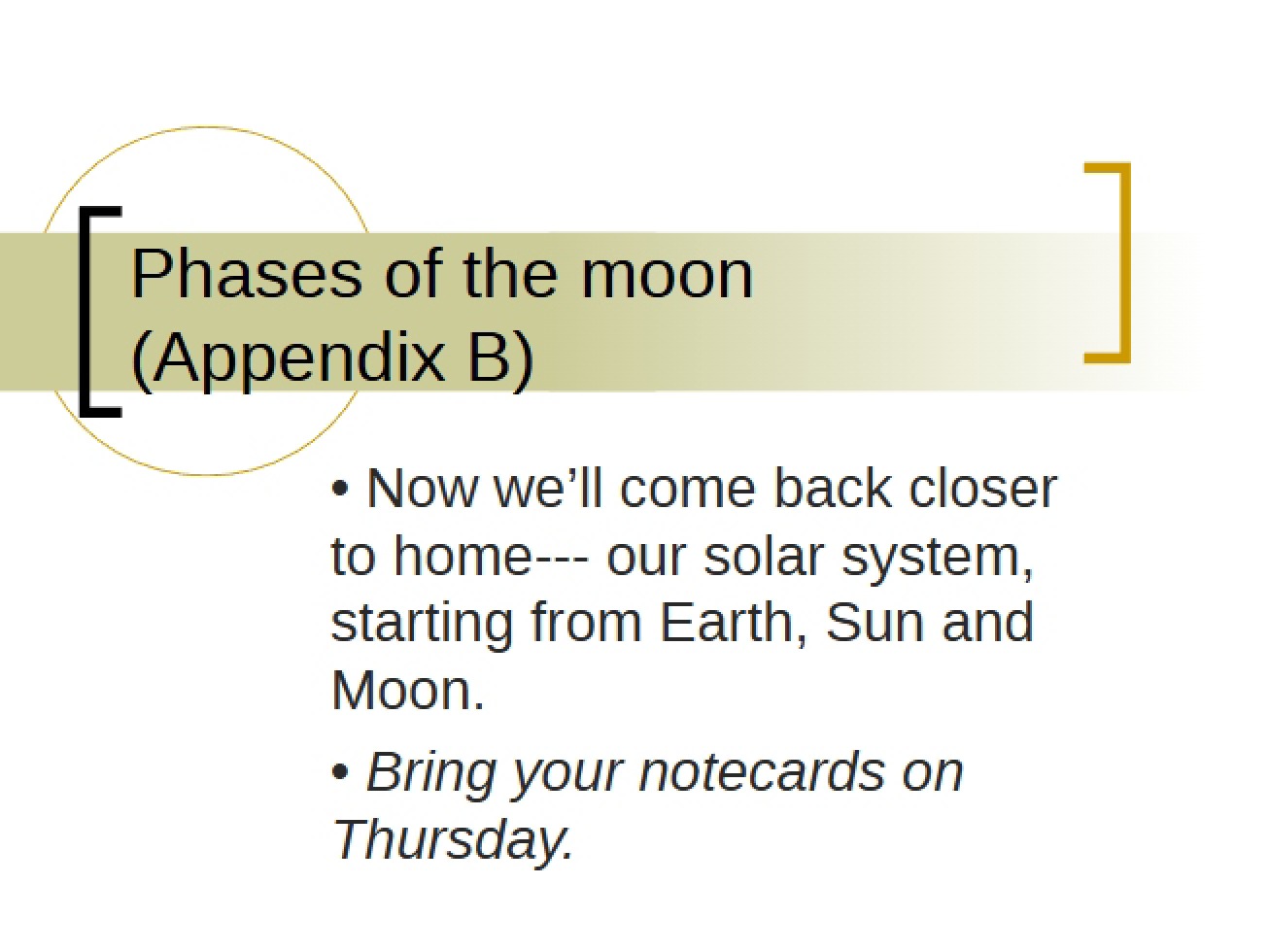 Moon Phases
