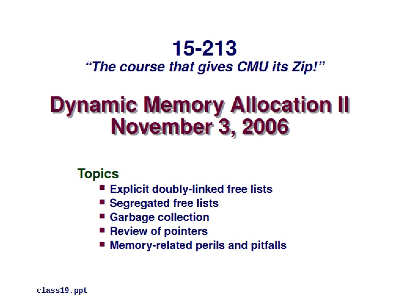 Computer Systems Segment 101130