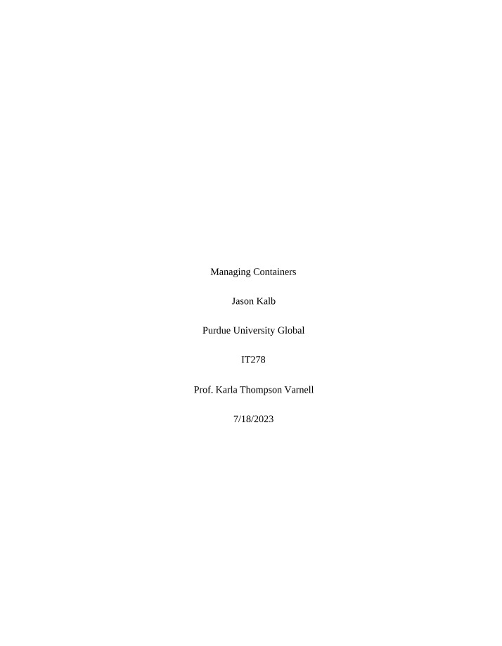 IT 278 Unit 6 Lab File