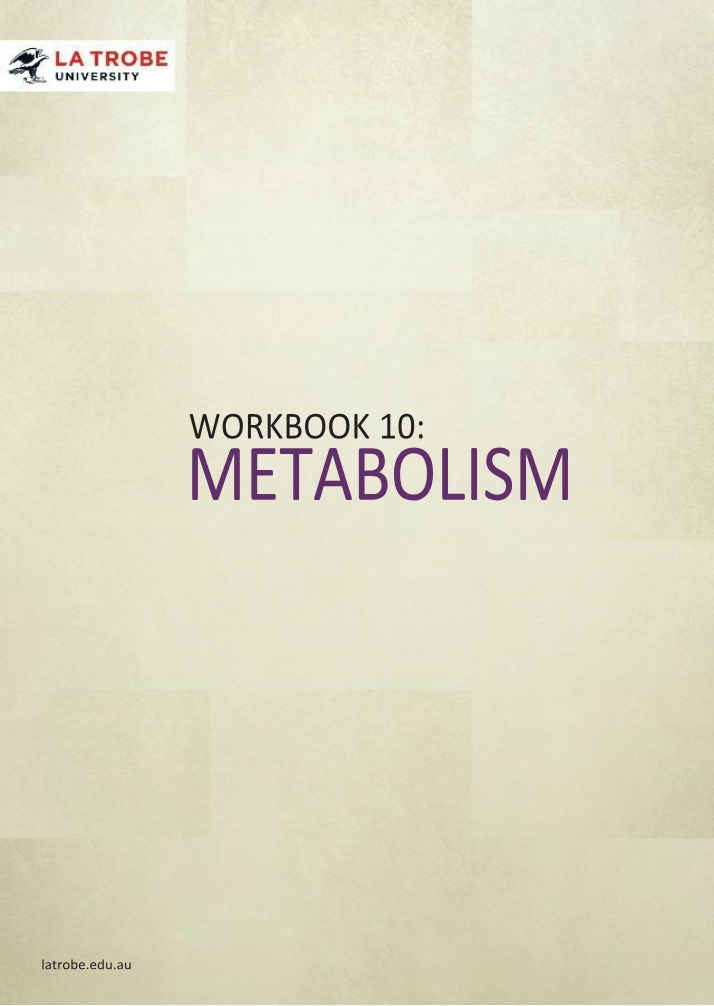 Metabolism, Energy Balance, and Body Composition