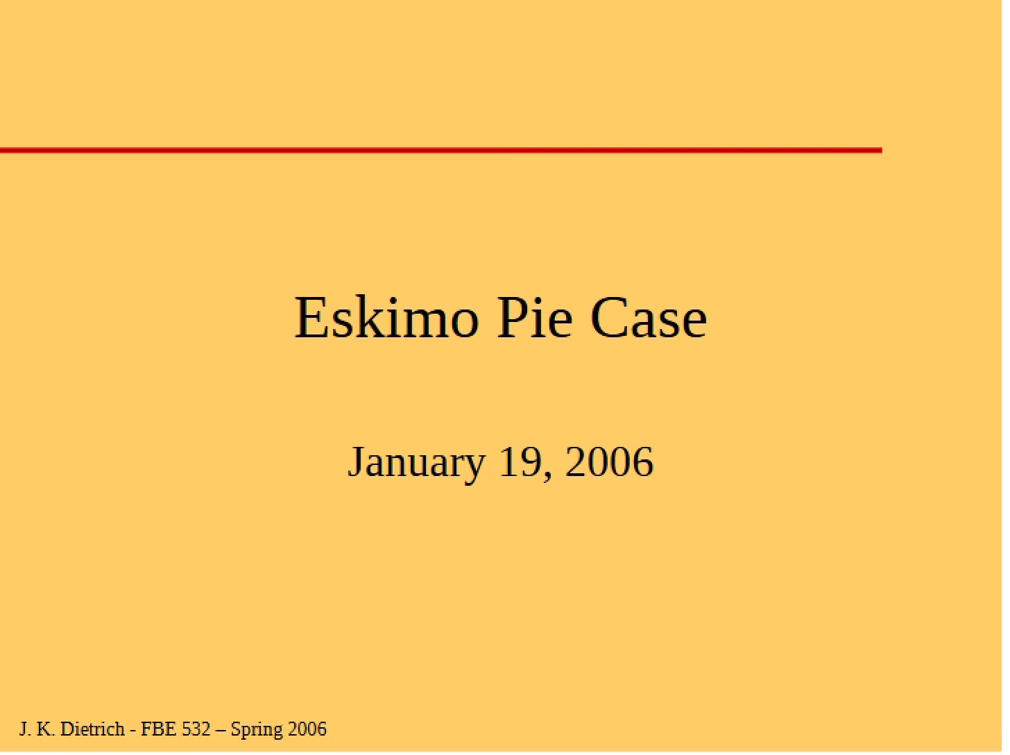 2006 Case Study Eskimo Pie