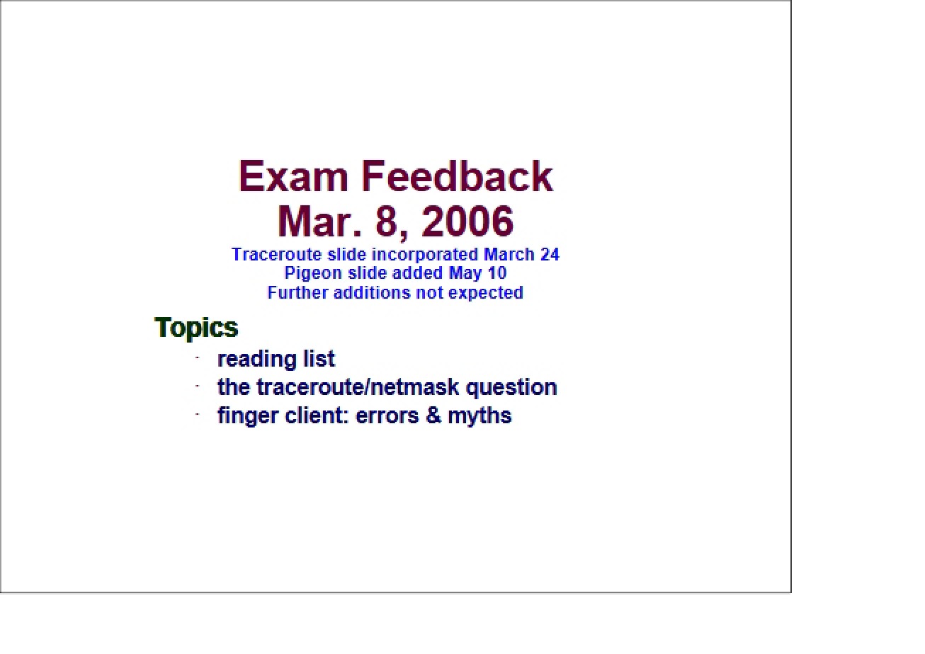Computer Networking Exam