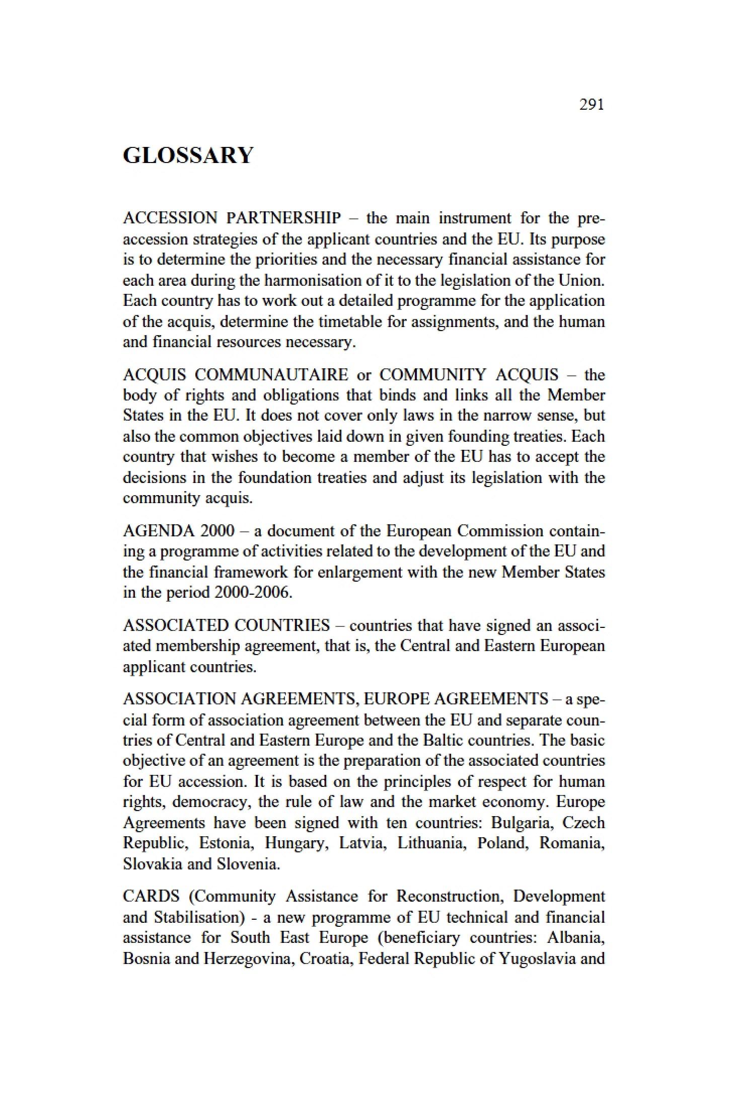 Terms and Definitions for ECO 343