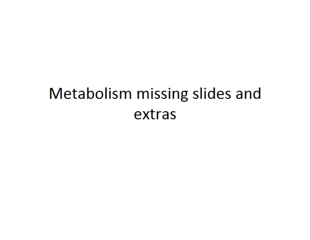 Supplemental Course Materials