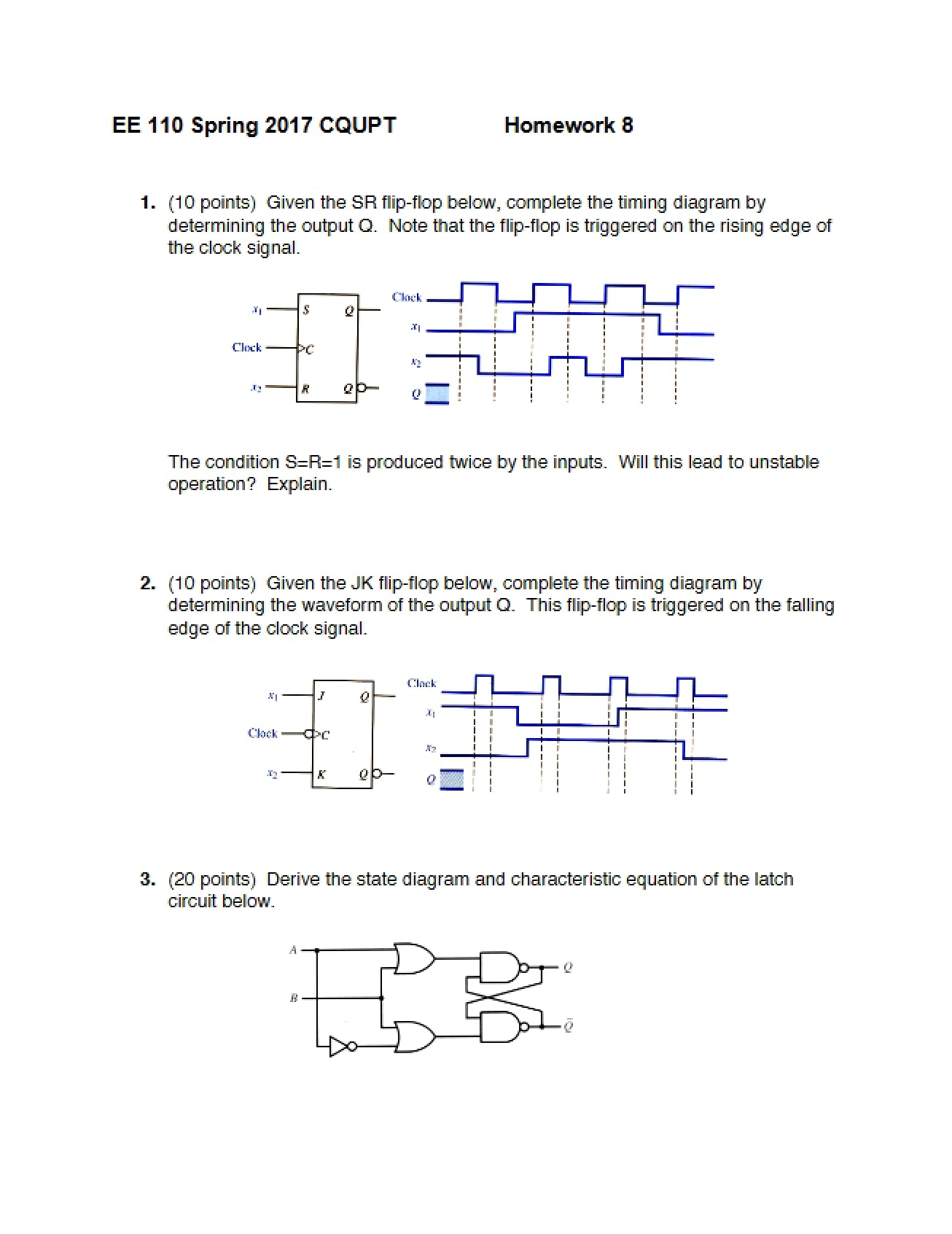 Digital Logic Homework