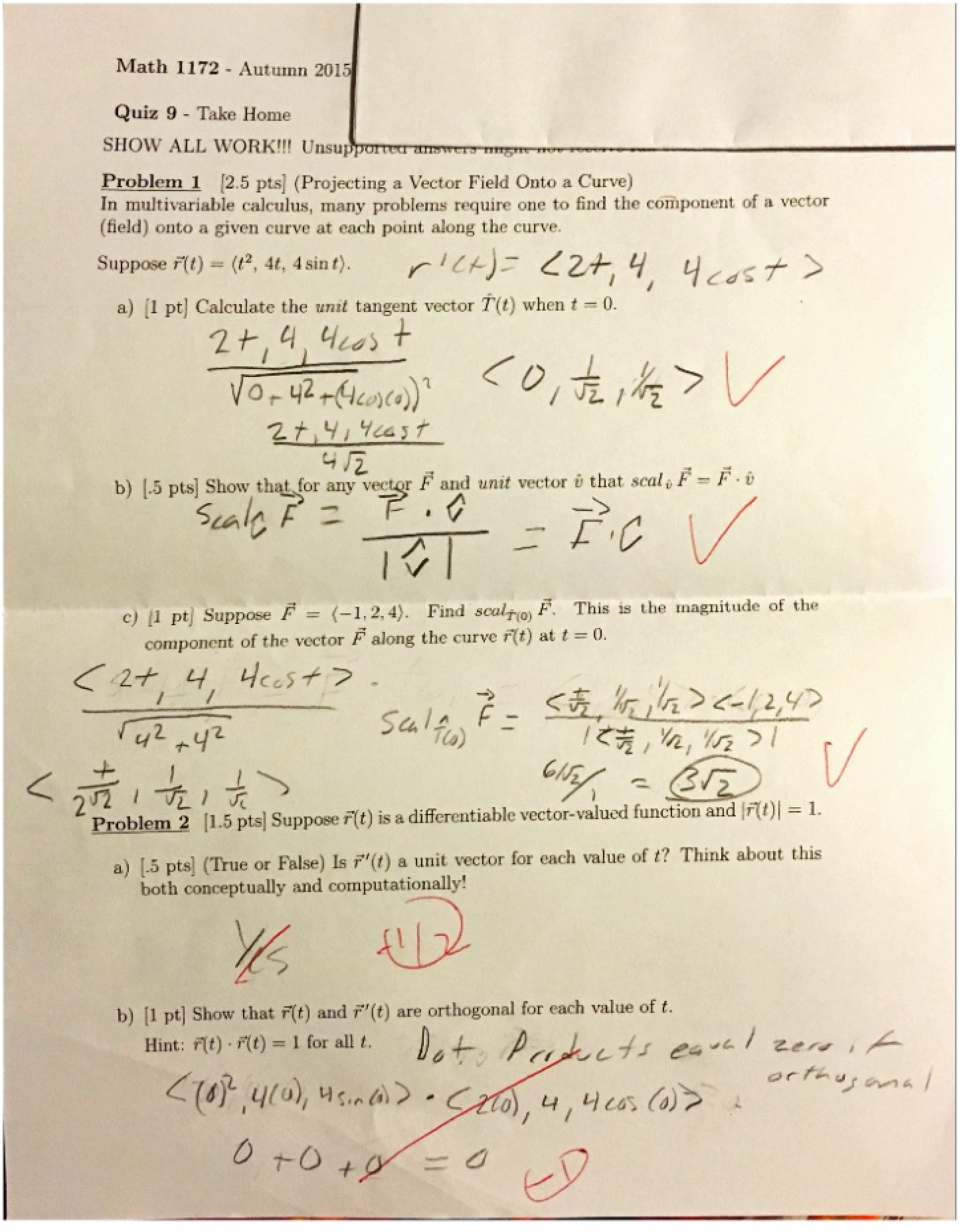 Ninth Quiz