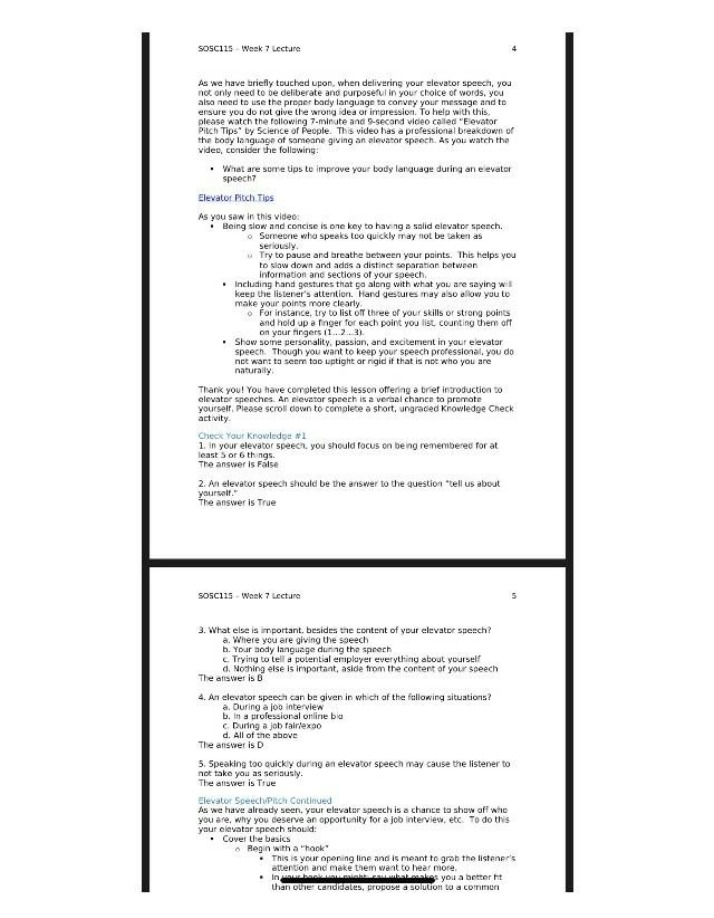 Week 7 Lecture - SOSC115