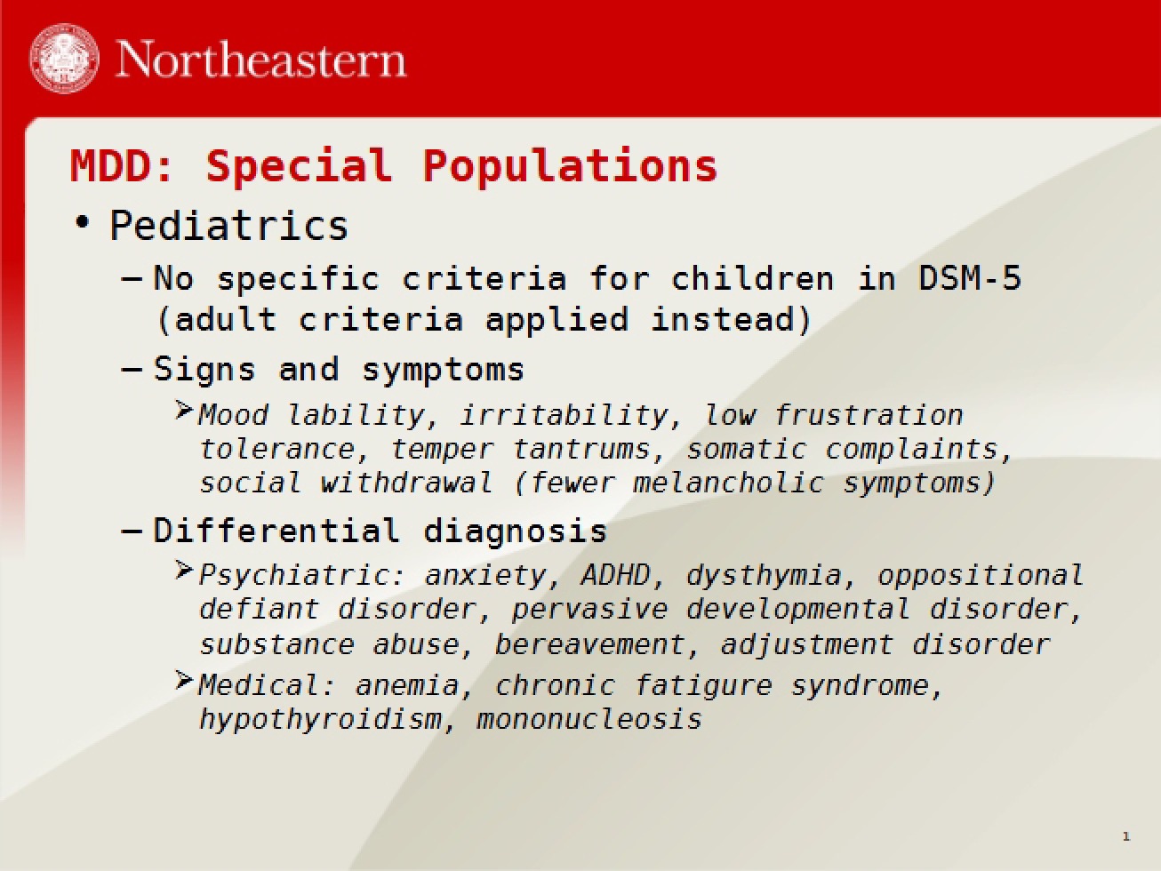 Pediatric Disease Management