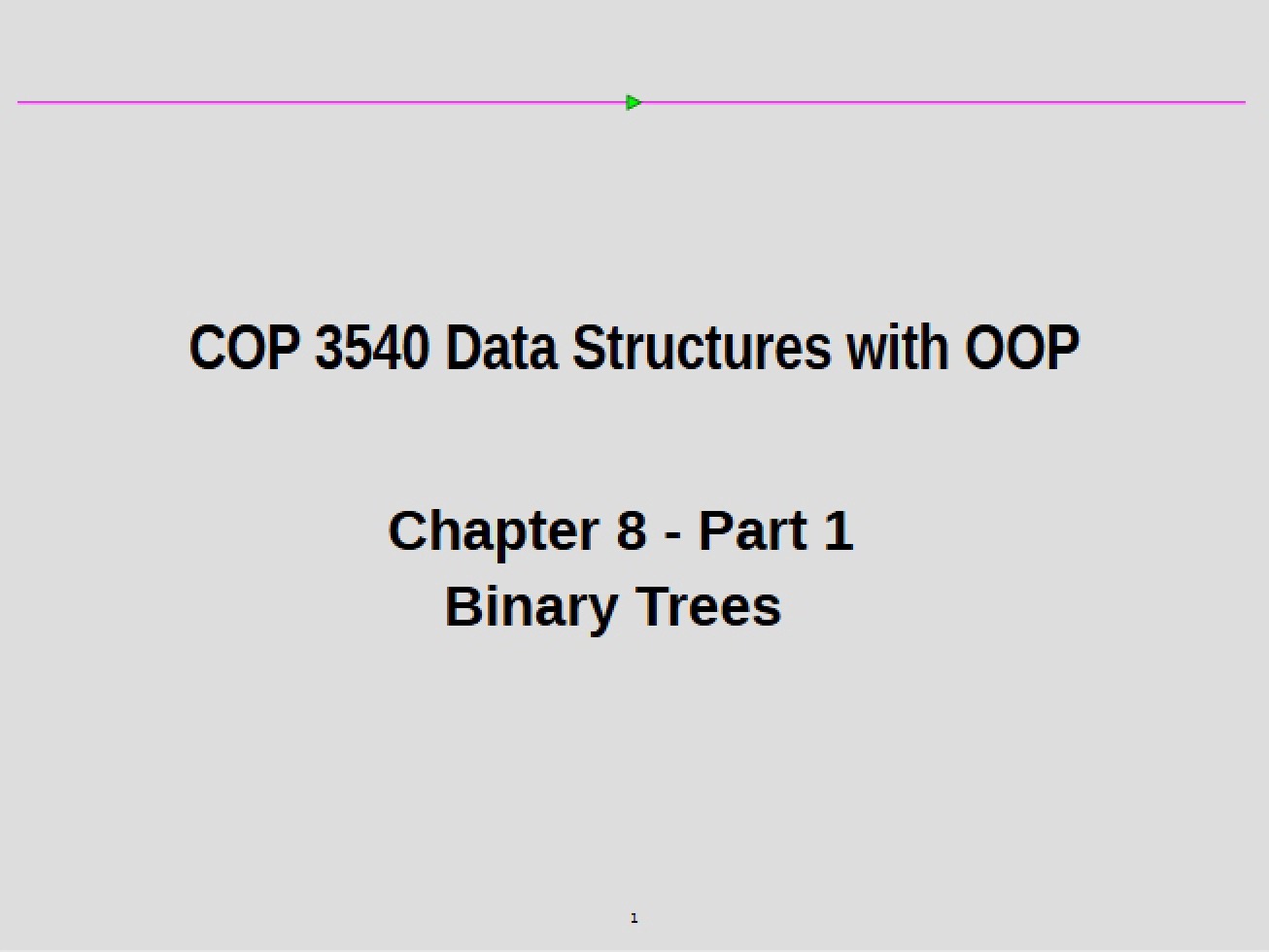 Trees of Binary Type