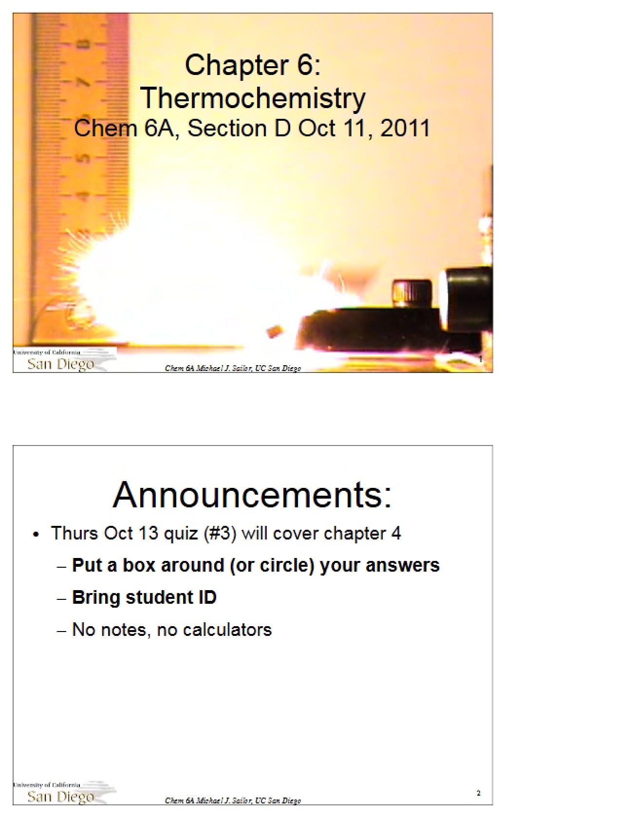 Thermochemistry Fundamental Concepts