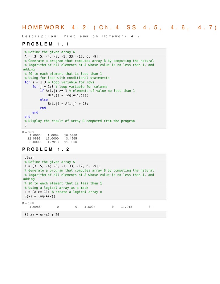 Engineering - Homework 4.2
