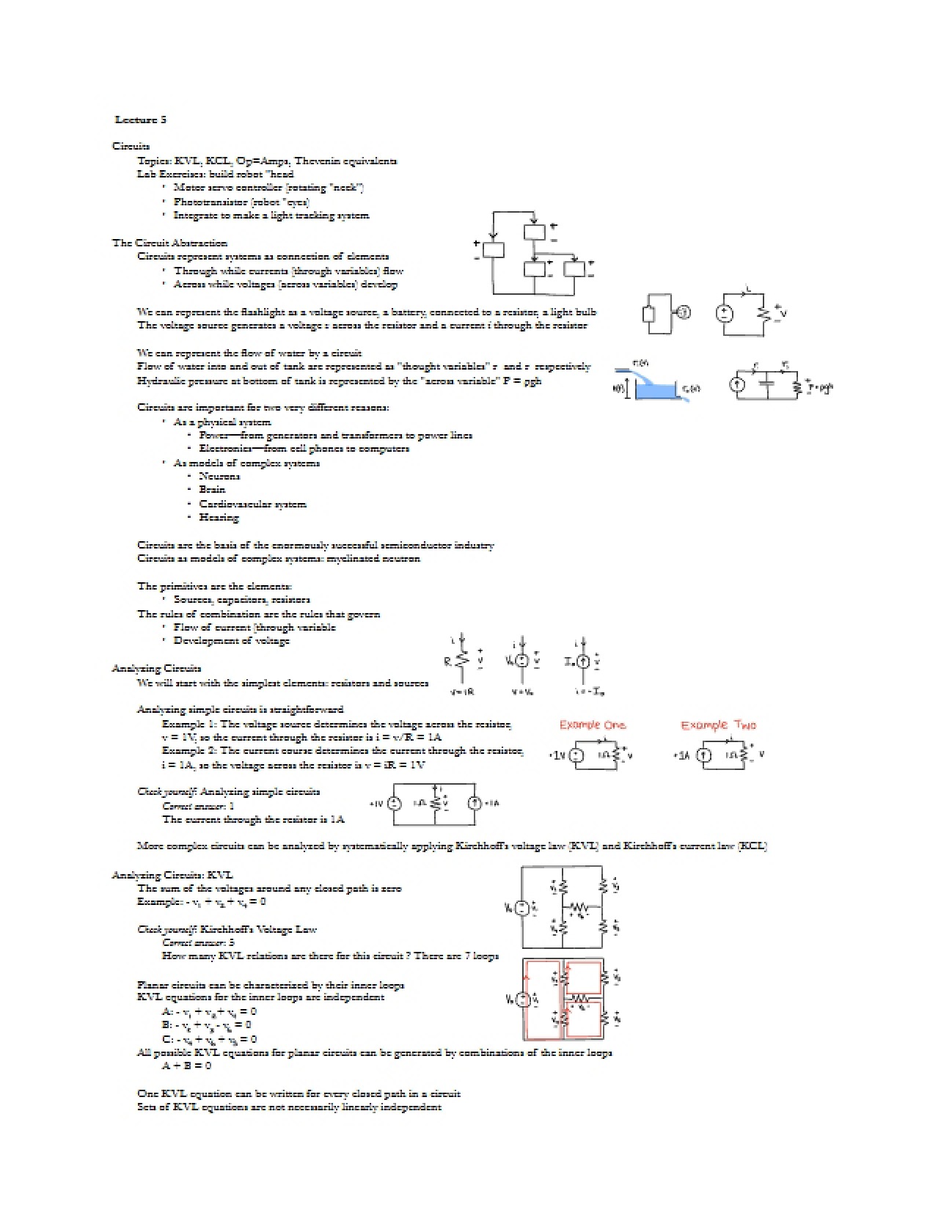 Electrical Circuitry