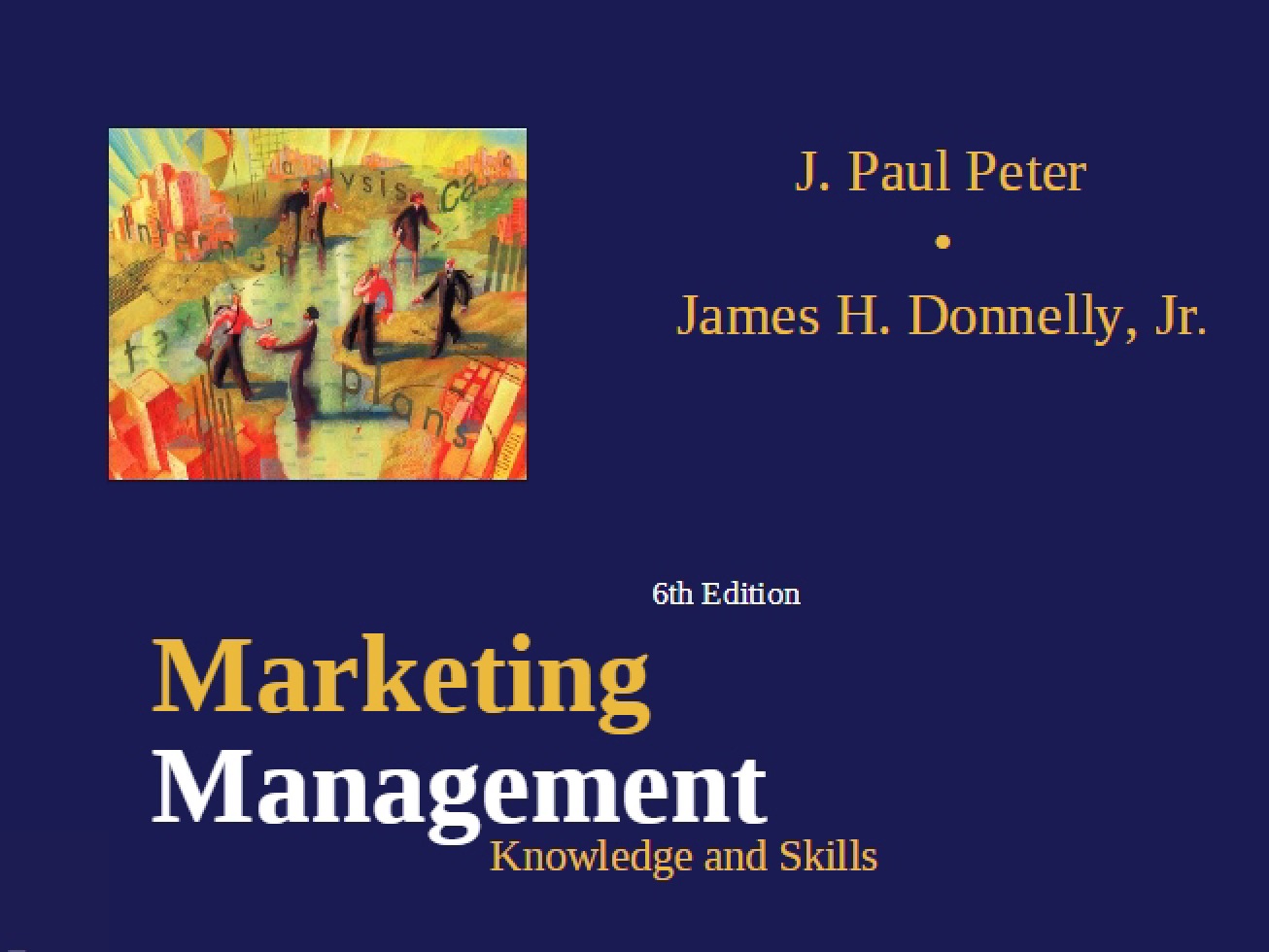 Management of Marketing