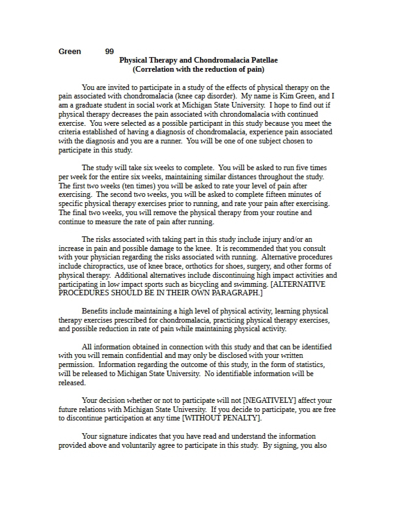 Green 5 Document