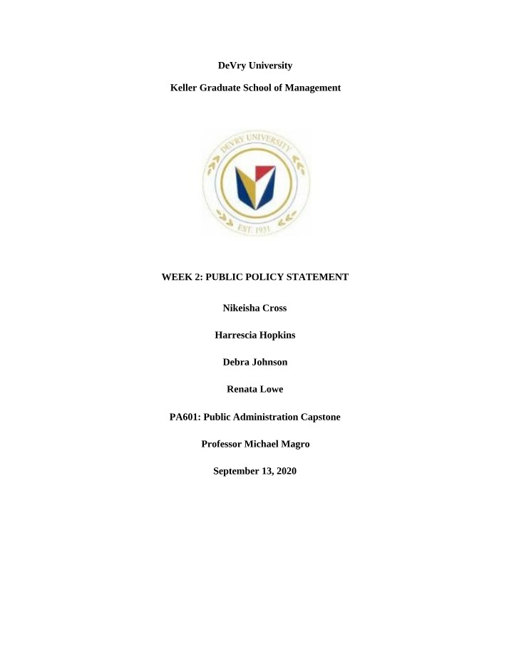 Critical Analysis of Law Enforcement Policy and Public Health