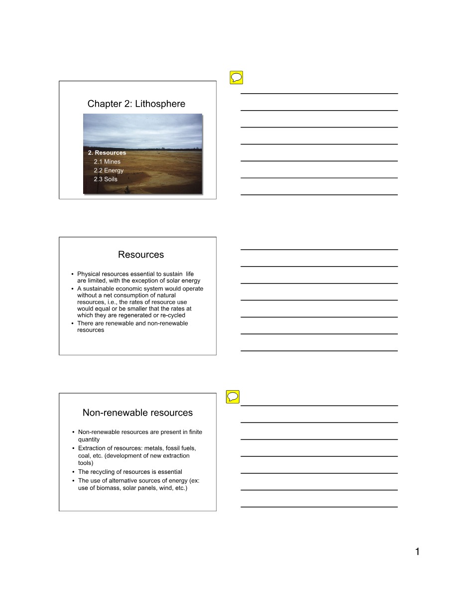 Chapter 2 - The Lithosphere