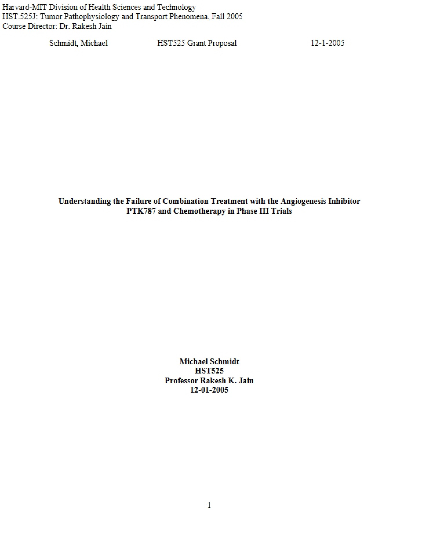 Analysis of Combination Treatment Failure