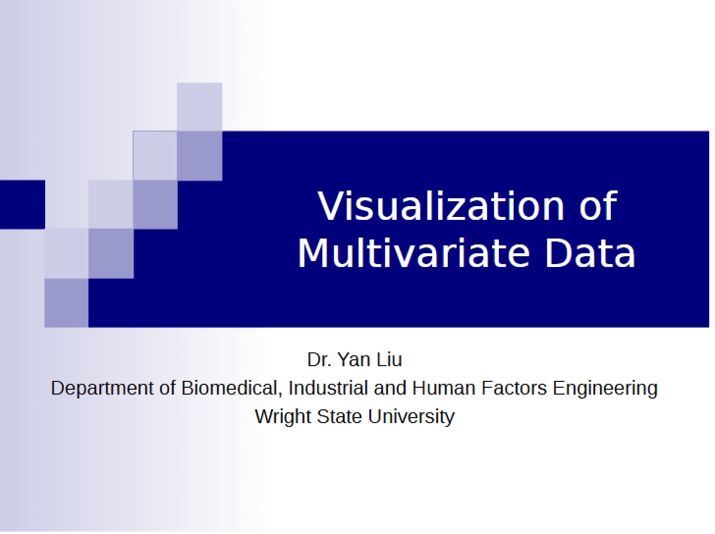 Multivariate Data Visualization