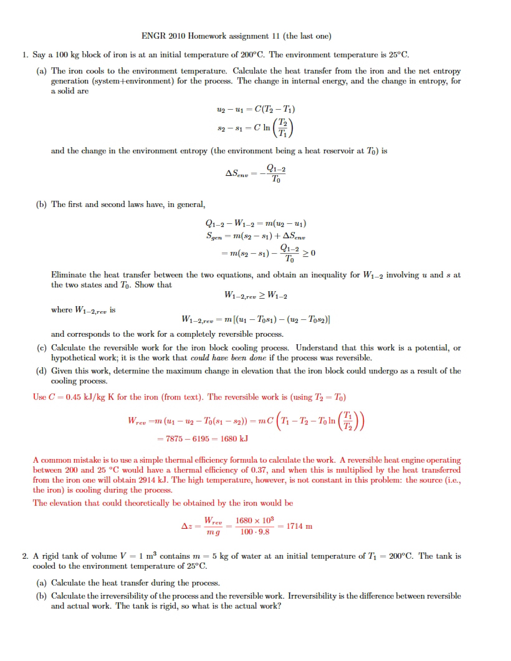 Assignment 11 Homework