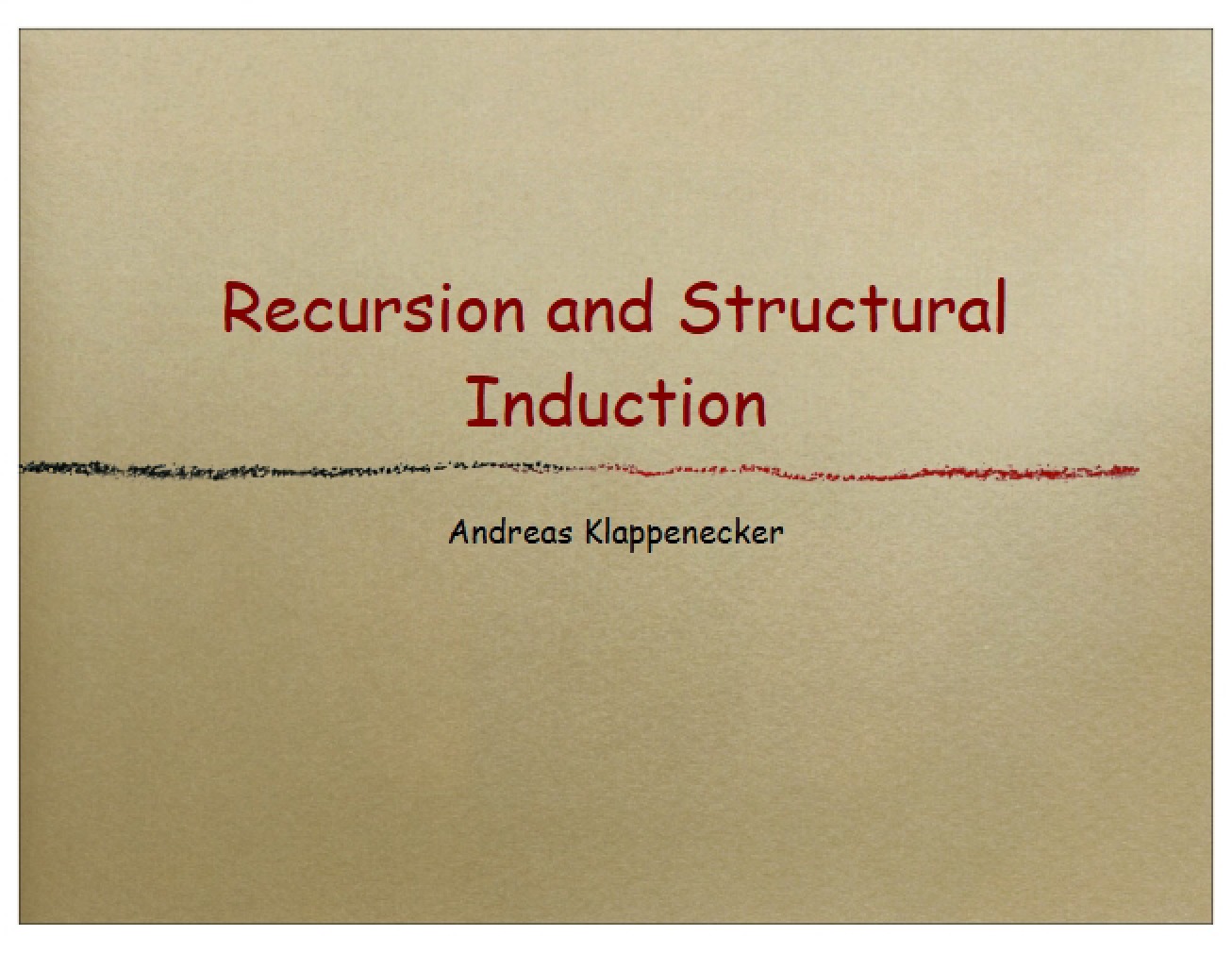 Introduction to the Concept of Recursion